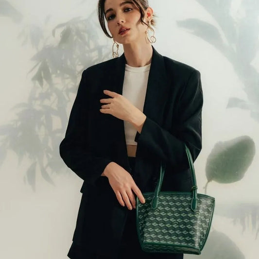 Christy NG Mini Tote Women's Bag Fashionable Versatile Shopping Basket Handbag Single Shoulder Bag Fresh Sweet Style PU Material